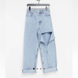 Topshop oversized mom jeans